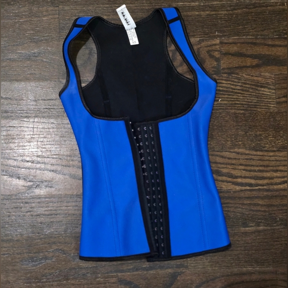 Charmain waist trainer Corset in royal blue - Picture 7 of 7
